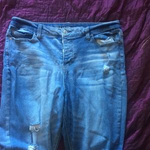 Vanilla star blue ripped jeans